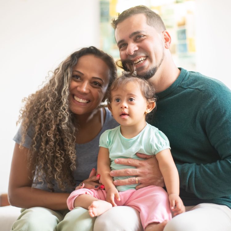 Family Laughing with a Healthy Smile